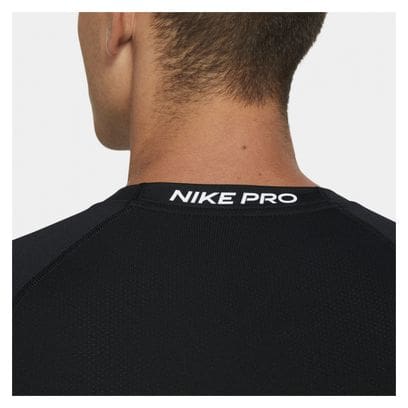 Maillot Manches Courtes de compression Nike Pro Dri-Fit Noir