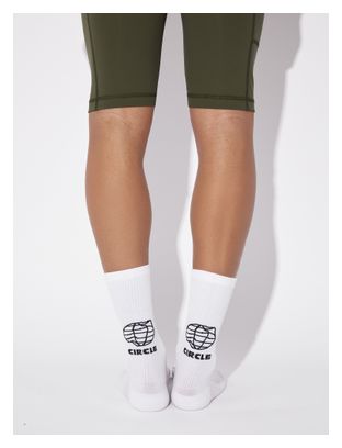 Circle Speedy High Planet - Calze da corsa bianche