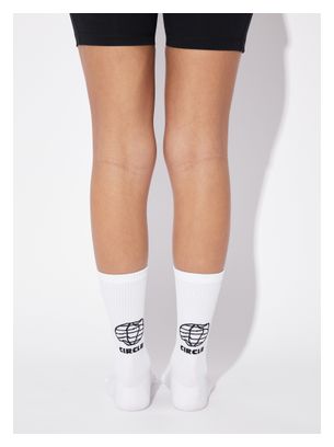 Circle Speedy High Planet - Calze da corsa bianche