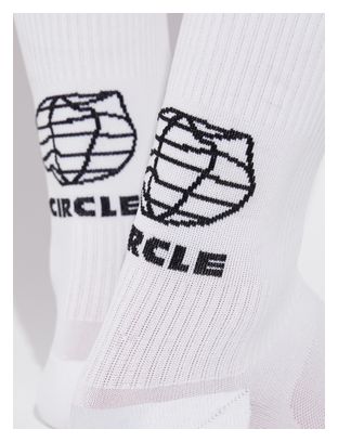 Circle Speedy High Planet - Calze da corsa bianche
