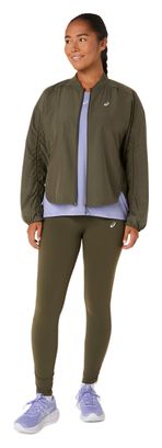 Asics Nagino Run Adjustable Khaki Women's Long Tights
