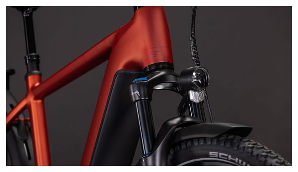 Cube Nuride Hybrid Pro 800 Electric Trekking Bike Shimano Deore/Deore XT 12S 800 Wh 29'' Chilli Red Orange 2026