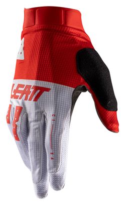 Gants Longs Leatt 1.0 GripR Rouge/Gris