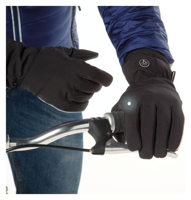 Tucano Urbano Lux LED Handschuhe Schwarz