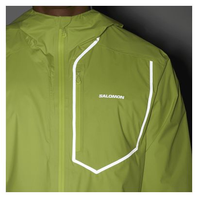 Veste Imperméable Salomon Bonatti Pro Vert Homme