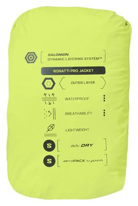 Veste Imperméable Salomon Bonatti Pro Vert Homme