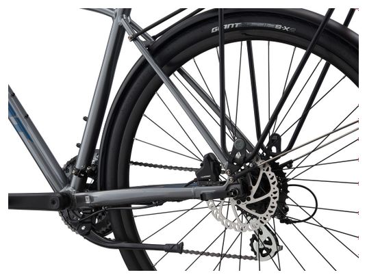 Vélo VTC Giant Escape 2 City Disc Shimano Altus 8V 700mm Gris Charcoal