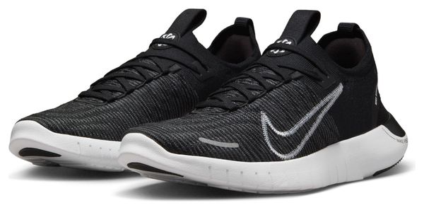 Chaussures de Running Nike Free Run Fkyknit Next Nature Noir Blanc