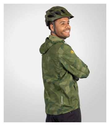 Endura Hummvee Camo Windjacke Grün