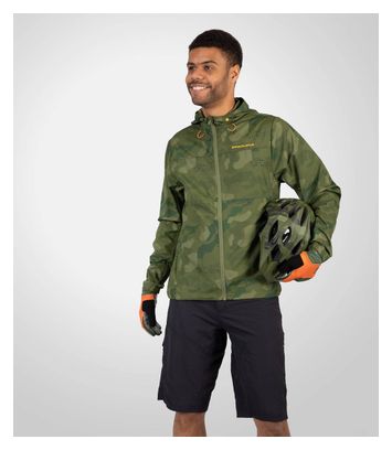 Chaqueta Cortavientos Endura Hummvee Camo Verde