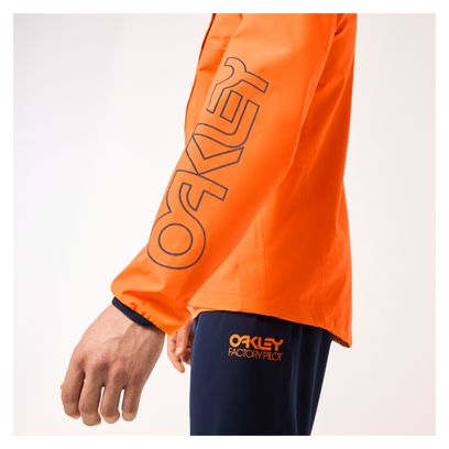 Oakley Shell Elements Long Sleeve Jacket Orange
