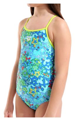 Arena Stars Blue/Multicolor Girls' Swimsuit