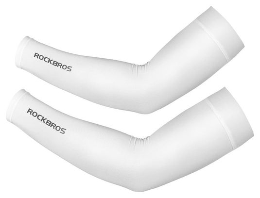 Sleeves bike UV protection white ROCKBROS