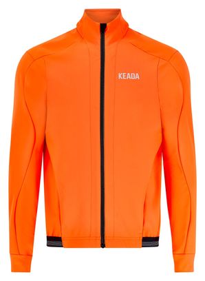 Veste Storm Orange - Veste de Cyclisme Thermique pour Homme