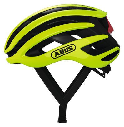 Casque Route Abus AirBreaker Jaune Fluo Alltricks