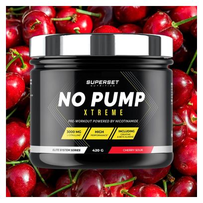 No Pump Xtreme (420g) - Superset Nutrition - Cherry Sour - Preworkout