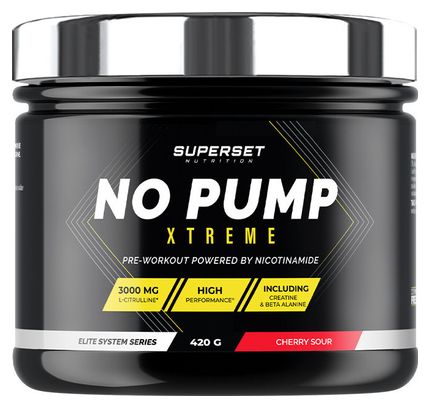 No Pump Xtreme (420g) - Superset Nutrition - Cherry Sour - Preworkout