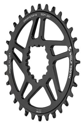 Ingranaggi Plateau Wolf Tooth Direct Mount per pedivelle Sram 3-Bolt Offset 3 mm Drop-Stop ST