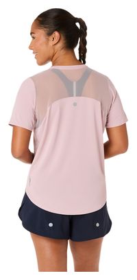 Maglia a maniche corte Asics Road rosa da donna