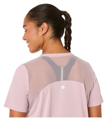 Maglia a maniche corte Asics Road rosa da donna