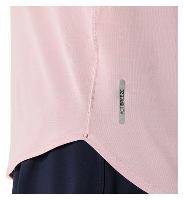 Maglia a maniche corte Asics Road rosa da donna