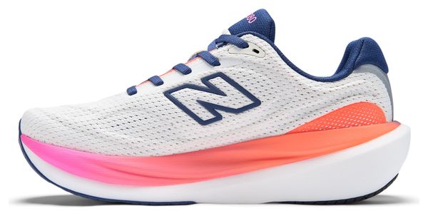 New Balance 1080 v15 hardloopschoenen Wit/Blauw/Roze Dames