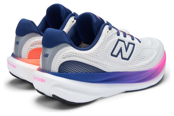 New Balance 1080 v15 hardloopschoenen Wit/Blauw/Roze Dames