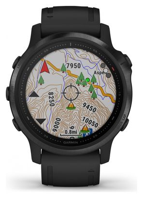 Montre GPS Garmin fenix 6S Pro Noir avec Bracelet Noir