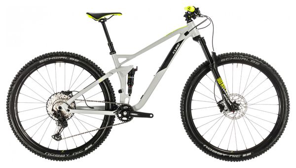 Cube Full Suspension MTB Stereo 120 Race 29 Shimano XT / SLX 12s Grey / Yellow 2020
