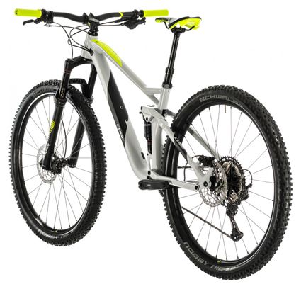 Cube Full Suspension MTB Stereo 120 Race 29 Shimano XT / SLX 12s Grey / Yellow 2020