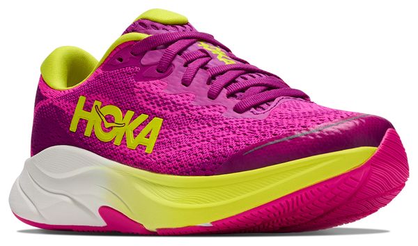 Scarpe da corsa Hoka Rincon 4 rosa/giallo per bambini