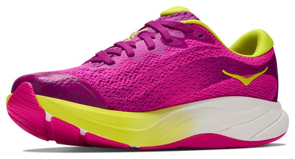 Scarpe da corsa Hoka Rincon 4 rosa/giallo per bambini