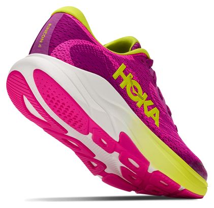 Scarpe da corsa Hoka Rincon 4 rosa/giallo per bambini