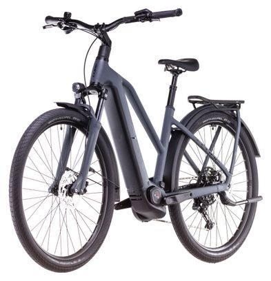 VTC Électrique Cube Kathmandu Hybrid One 800 Trapeze Shimano Cues 10V 800 Wh 700 mm Gris Shadow 2025