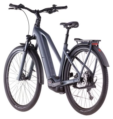 VTC Électrique Cube Kathmandu Hybrid One 800 Trapeze Shimano Cues 10V 800 Wh 700 mm Gris Shadow 2025