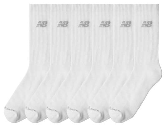 Calcetines (6 pares) New Balance Performance Basic Crew Blanco