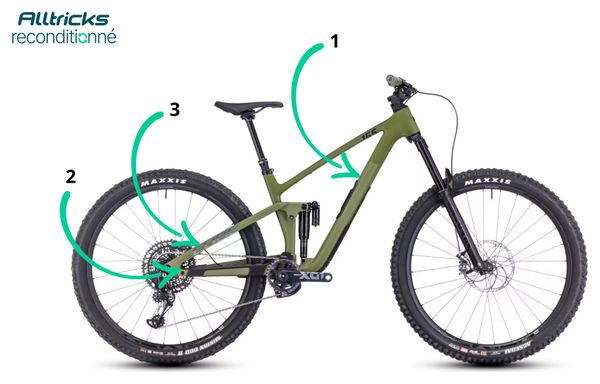 Cube Stereo One55 C:62 TM 29 Full Suspension MTB Sram X01 Eagle