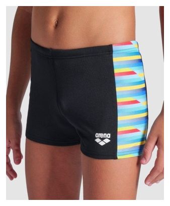 Arena Racing Stripe Badeanzug Schwarz/Multicolor Jungen 