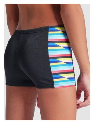 Arena Racing Stripe Badeanzug Schwarz/Multicolor Jungen 