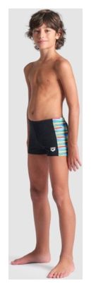 Arena Racing Stripe Badeanzug Schwarz/Multicolor Jungen 