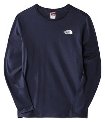 The North Face Easy Tee Men's Blue Long Sleeve T-Shirt