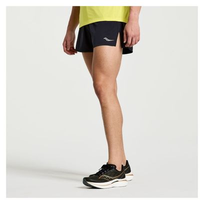 Saucony Outspace 2.5in Black Splitshorts