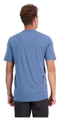 Mons Royale Redwood Merino VT Blue Short Sleeve Jersey