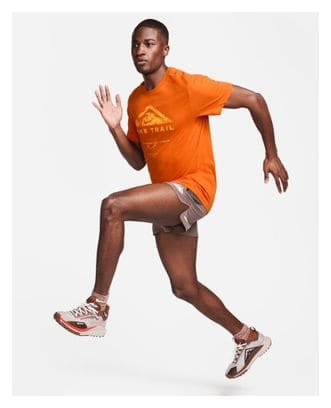 Camiseta Nike Dri-FIT Trail Naranja Hombre
