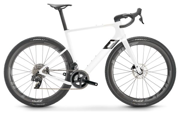 Gravel bike 3T RaceMax Italia Sram Rival eTap AXS 12V 700 mm White