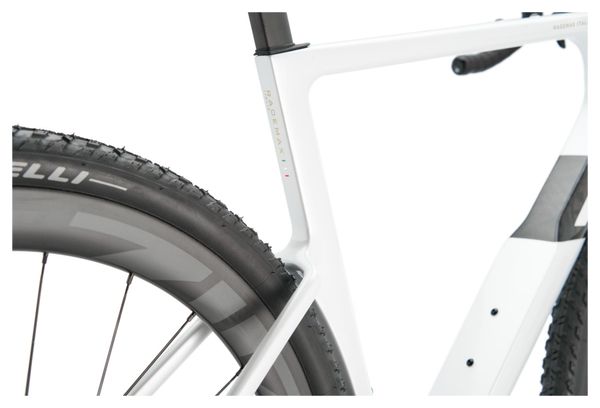 Gravel Bike 3T RaceMax Italia Sram Rival eTap AXS 12V 700 mm Bianco