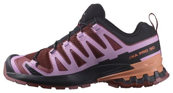 Salomon XA Pro 3D v9 Roze/Oranje Unisex Trailschoenen