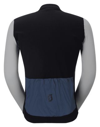 Maillot de manga larga Scott Endurance Warm negro/azul para hombre