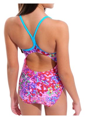 Arena Stars Pink/Multicolor Girls' Swimsuit