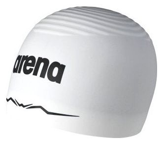 Gorro de natación Arena Aquaforce Wave Blanco/Negro